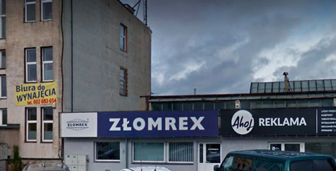 COGNOR S.A. O/ZŁOMREX ul. Lubelska 19 оdbiór złomu