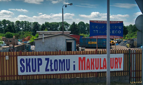 Skup złomu stalowego i metali kolorowych ul. Marii Skłodowskiej-Curie