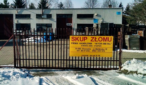 WTÓR – STEEL ul. Wetlińska 10, Rzeszów оdbiór złomu