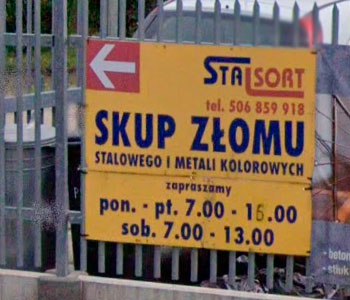 Stalsort ul. Pikiety 26 | skupzlomu.top